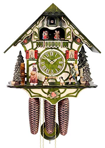 カッコー時辰儀 室内装飾 飾りつけ時辰儀 外国でひな形 亜米利加 HerrZeit by Adolf Herr - Cuckoo Clock - Black Forest Magic Greenカッコー時辰儀 室内装飾 飾りつけ時辰儀 外国でひな形 亜米利加