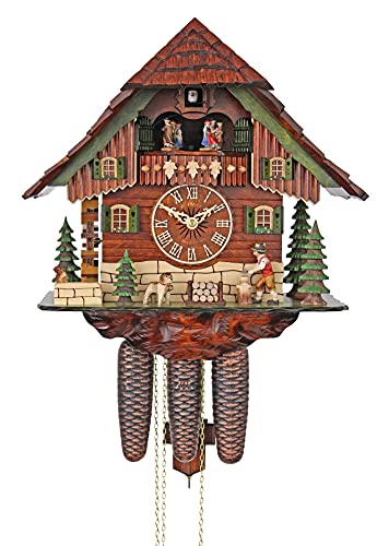 カッコー時辰儀 室内装飾 飾りつけ時辰儀 外国でひな形 亜米利加 HerrZeit by Adolf Herr Cuckoo Clock - The Busy Wood Chopperカッコー時辰儀 室内装飾 飾りつけ時辰儀 外国でひな形 亜米利加