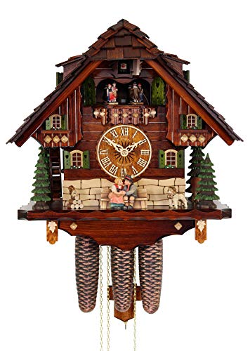カッコー時辰儀 室内装飾 飾りつけ時辰儀 外国でひな形 亜米利加 HerrZeit by Adolf Herr Cuckoo Clock - First Kissカッコー時辰儀 室内装飾 飾りつけ時辰儀 外国でひな形 亜米利加