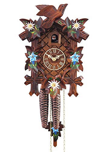 カッコー時計 インテリア 壁掛け時計 海外モデル アメリカ HerrZeit by Adolf Herr Cuckoo Clock - Alpine Flowersカッコー時計 インテリア 壁掛け時計 海外モデル アメリカ|angelica