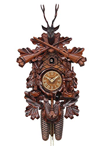 カッコー時辰儀 室内装飾 飾りつけ時辰儀 外国でひな形 亜米利加 HerrZeit by Adolf Herr Cuckoo Clock - The Deer Hunter - handshingledカッコー時辰儀 室内装飾 飾りつけ時辰儀 外国でひな形 亜米利加