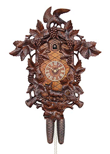 カッコー時辰儀 室内装飾 飾りつけ時辰儀 外国でひな形 亜米利加 HerrZeit by Adolf Herr Cuckoo Clock - The Fox インチ The Vineyard (Large)カッコー時辰儀 室内装飾 飾りつけ時辰儀 外国でひな形 亜米利加