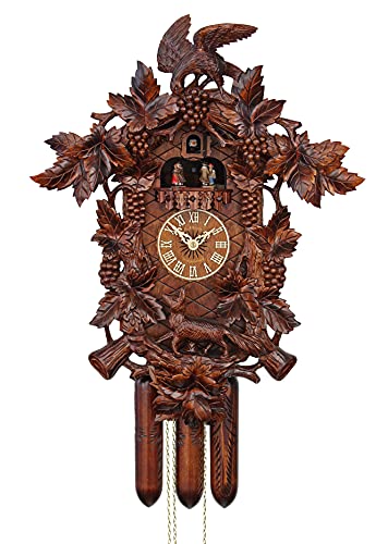カッコー時辰儀 室内装飾 飾りつけ時辰儀 外国でひな形 亜米利加 HerrZeit by Adolf Herr Cuckoo Clock - The Fox インチ The Vineyard handshingledカッコー時辰儀 室内装飾 飾りつけ時辰儀 外国でひな形 亜米利加