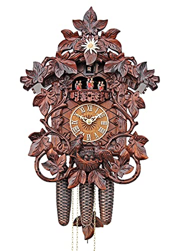 カッコー時辰儀 室内装飾 飾りつけ時辰儀 外国でひな形 亜米利加 HerrZeit by Adolf Herr Cuckoo Clock - Vine Creepers handshingledカッコー時辰儀 室内装飾 飾りつけ時辰儀 外国でひな形 亜米利加