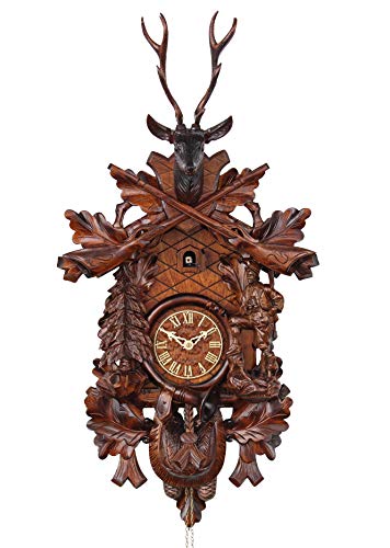 カッコー時辰儀 室内装飾 飾りつけ時辰儀 外国でひな形 亜米利加 HerrZeit by Adolf Herr Cuckoo Clock - The Deer Hunter XLカッコー時辰儀 室内装飾 飾りつけ時辰儀 外国でひな形 亜米利加