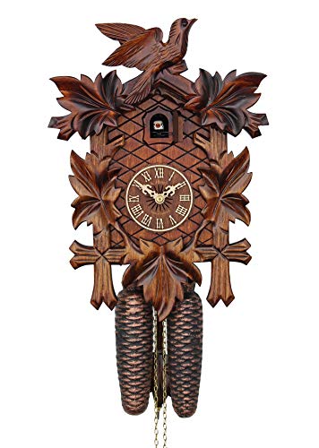 カッコー時辰儀 室内装飾 飾りつけ時辰儀 外国で青写真 亜米利加 HerrZeit by Adolf Herr Cuckoo Clock - The Traditional Vine Leavesカッコー時辰儀 室内装飾 飾りつけ時辰儀 外国で青写真 亜米利加