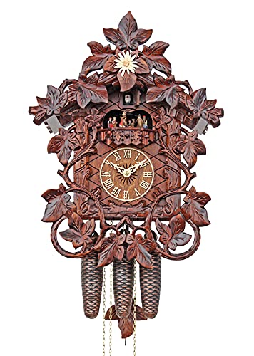 カッコー時辰儀 室内装飾 飾りつけ時辰儀 外国でひな形 亜米利加 HerrZeit by Adolf Herr Cuckoo Clock - Vine Creepers handshingledカッコー時辰儀 室内装飾 飾りつけ時辰儀 外国でひな形 亜米利加