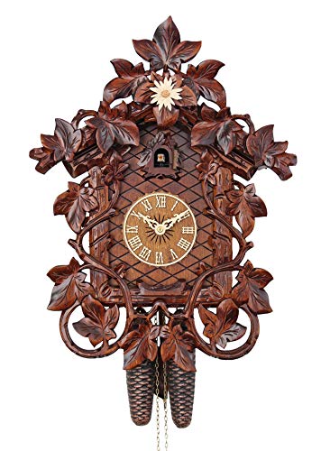 カッコー時計 インテリア 壁掛け時計 海外モデル アメリカ HerrZeit by Adolf Herr Cuckoo Clock - Vine Creepers handshingledカッコー時計 インテリア 壁掛け時計 海外モデル アメリカ｜angelica
