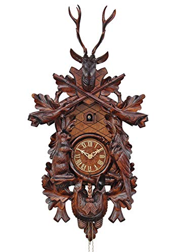 カッコー時辰儀 室内装飾 飾りつけ時辰儀 外国でひな形 亜米利加 HerrZeit by Adolf Herr Cuckoo Clock - The Hunter\u0027s Clock XLカッコー時辰儀 室内装飾 飾りつけ時辰儀 外国でひな形 亜米利加