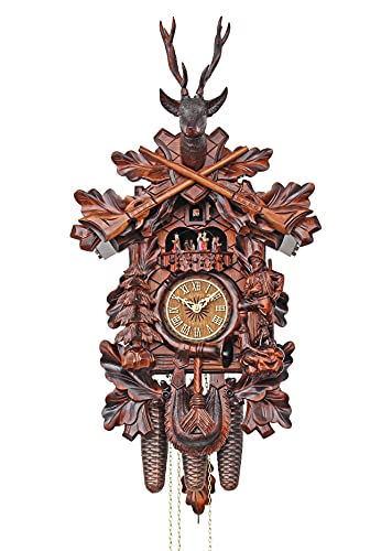 カッコー時辰儀 室内装飾 飾りもの時辰儀 外国で真似形 亜米利加 HerrZeit by Adolf Herr Cuckoo Clock - The Deer Hunter handshingledカッコー時辰儀 室内装飾 飾りもの時辰儀 外国で真似形 亜米利加