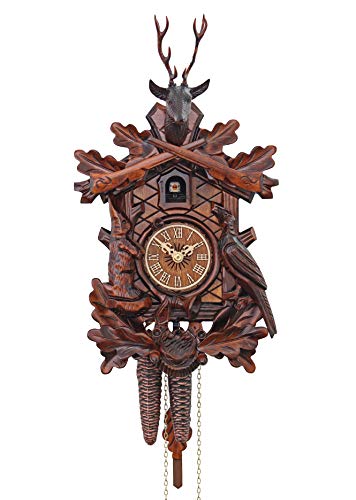 カッコー時辰儀 室内装飾 飾りつけ時辰儀 外国で青写真 亜米利加 HerrZeit by Adolf Herr Cuckoo Clock - The Hunter\u0027s Clockカッコー時辰儀 室内装飾 飾りつけ時辰儀 外国で青写真 亜米利加