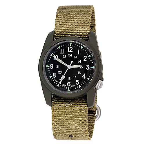 腕時計 ベルトゥッチ メンズ 逆輸入 海外モデル BERTUCCI Black Dial Dark Olive Case RETROFORM Khaki Nylon Band Wrist Watch腕時計 ベルトゥッチ メンズ 逆輸入 海外モデル