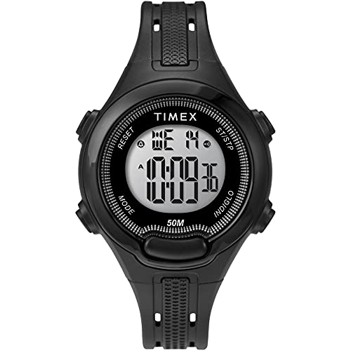 ウオッチ タイ王国メックス メンズ Timex Unisex DGTL Mid-Size 38粍 Watch ? Black Case with Black Resin Strapウオッチ タイ王国メックス メンズ