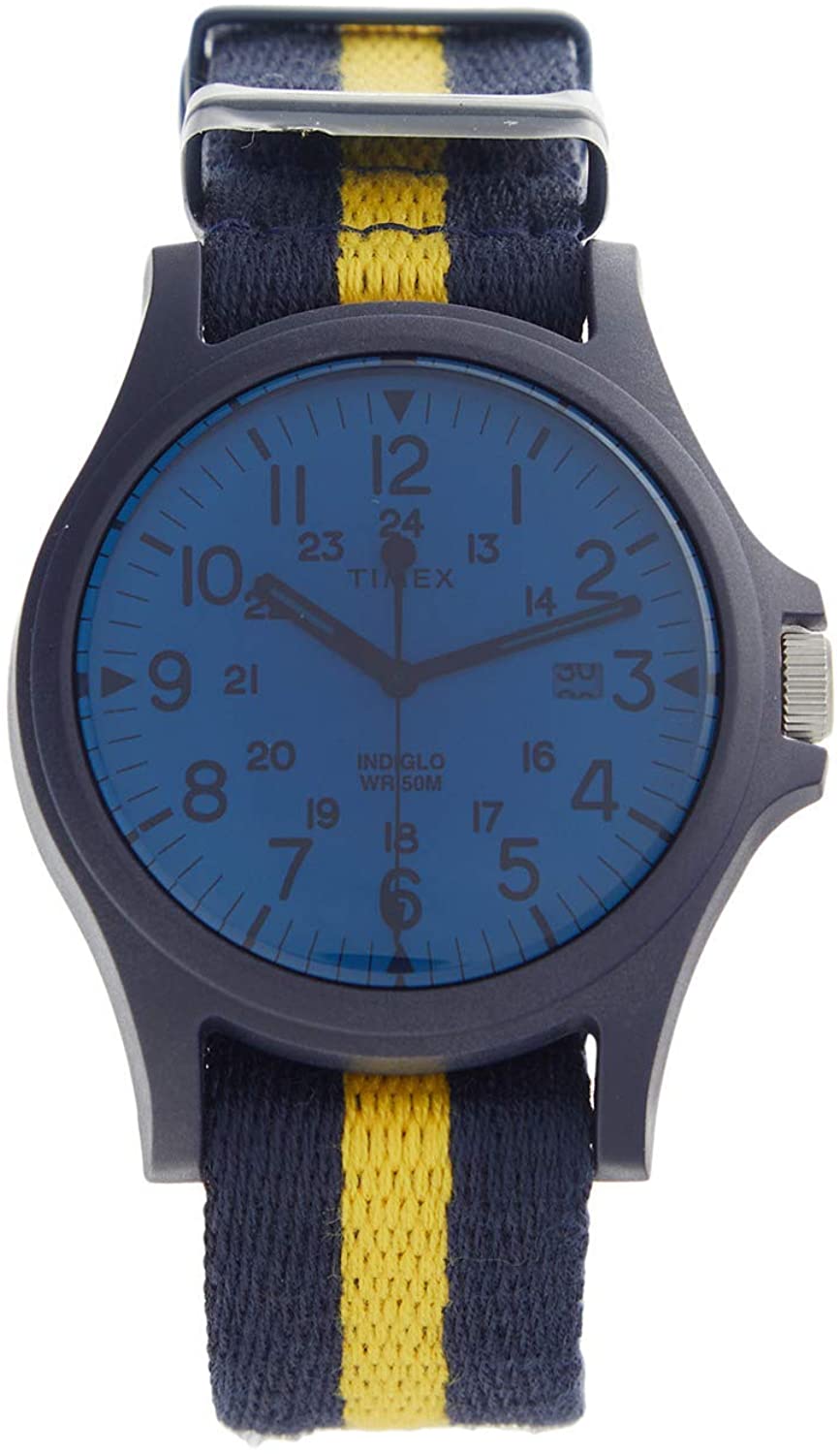 リストウオッチ タイスコアーメックス レディース 送料無料 Timex 40mm Archive Acadia Blue Case White Dial Blue White Yellow One Size腕時計 タイメックス レディース Nenewsroom Com