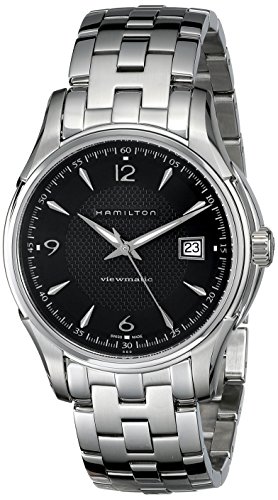 ウォッチ ハミルトン メンズ H32515135 Hamilton Jazzmaster Automatic Men\u0027s Watch, 40粍 Stainless Steel Case, Swiss Made, Black Dial Analog Wrist Watch for Men, 50m Waterproof, Sapphire Crystal, 3-Hand Movement, Stainlesウォッチ ハミルトン メンズ H32515135