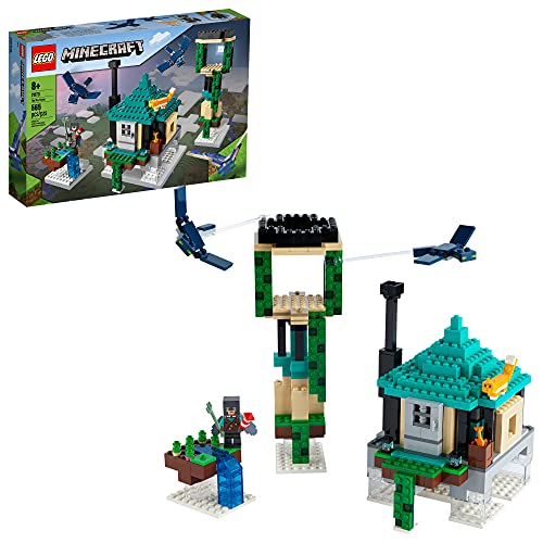 レゴ マイン手工芸品 送料無料 Lego Minecraft The Sky Tower Fun Floating Islands Building Kit Toy With A Pilot 2 Flying Phantoms And A Cat New 21 565 Pieces レゴ マインクラフト Earthkitchen Ph