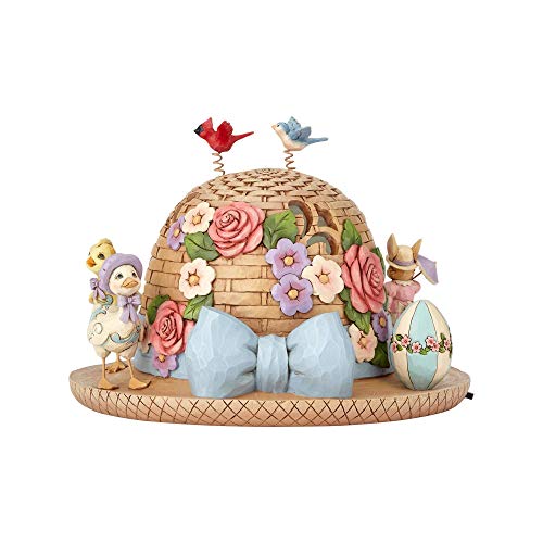 エネスコ Enesco 飾りつけ 室内装飾 外国でひな形 亜米利加 Enesco Jim Shore Heartwood Creek Lighted Easter Bonnetエネスコ Enesco 飾りつけ 室内装飾 外国でひな形 亜米利加