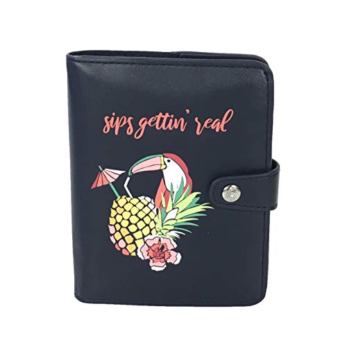 ヴェラブラッドリー ベラブラッドリー アメリカ 日本未発売 財布 Vera Bradley Sips Gettin Real Passport Cover RFID Travel Wallet, Pineapple Toucan Partyヴェラブラッドリー ベラブラッドリー アメリカ 日本未発売 財布