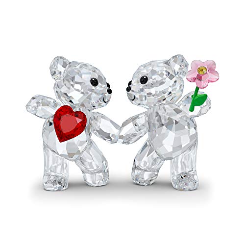 超美品　Swarovski スワロフスキー クリスベア 「赤いバラをあなたに」 SWAROVSKI スワロフスキー クリスベア バラ 愛しています