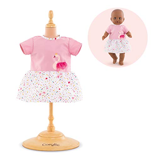 コロール 赤ちゃん 人形 ベビー人形 Corolle - Swan Royale Dress - Outfit for Mon Grand Poupon 14" Baby Dollsコロール 赤ちゃん 人形 ベビー人形｜angelica