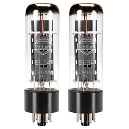 無意味さ管 ギター・軍事基地 アンプリファイアー 外国で インポート Mullard EL34 Tung-Sol Reissue EL34 Power Vacuum Tube, Matched Pair無意味さ管 ギター・軍事基地 アンプリファイアー 外国で インポート Mullard EL34