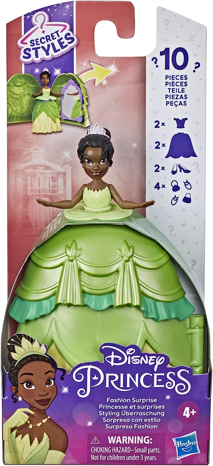 プリンセスと魔法のキス ティアナ プリンセスアンドザフロッグ ディズニープリンセス 送料無料 Disney Princess Secret Styles Fashion Surprise Tiana Mini Doll Playset プリンセスと魔法のキス ティアナ プリンセスアンドザフロッグ ディズニープリンセス