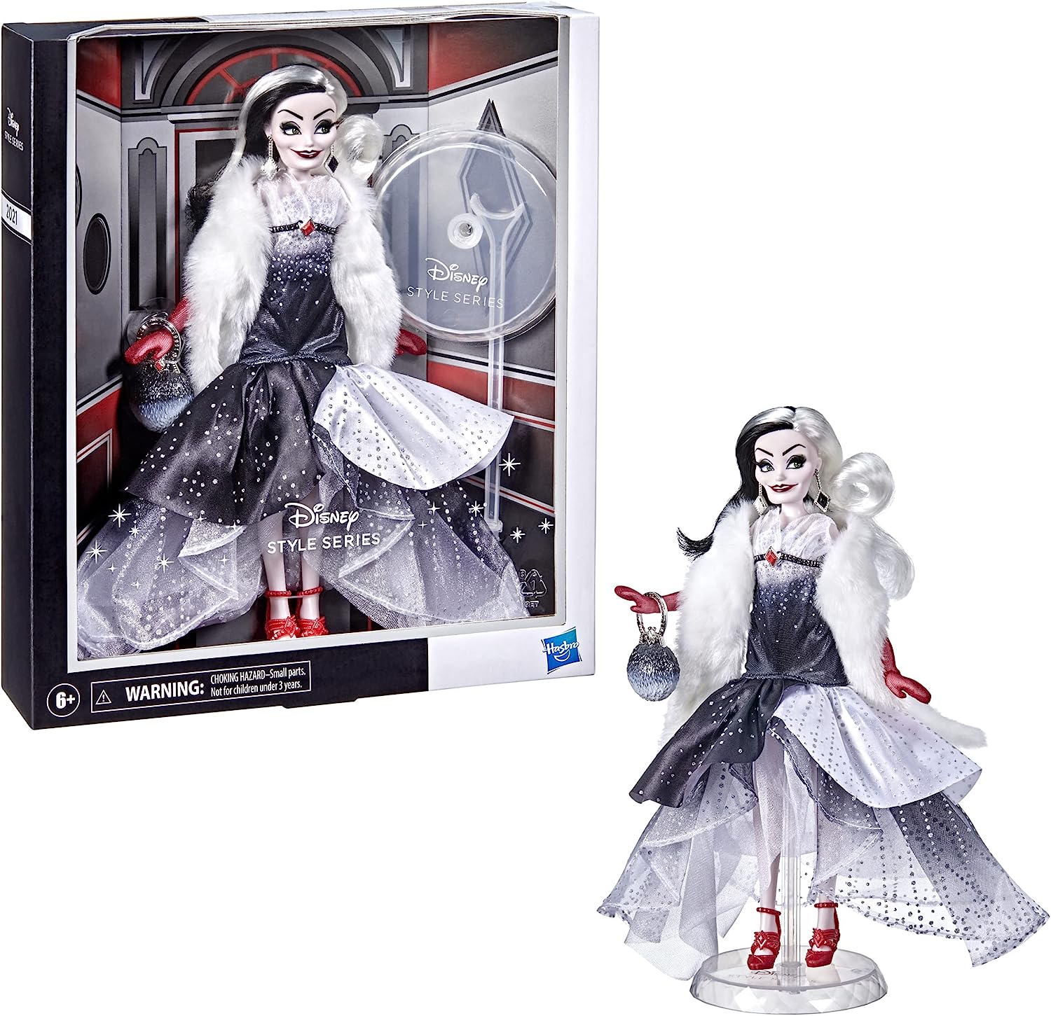 ディズニープリンセス 送料無料 Disney Villains Style Series Cruella De Vil Contemporary Style Fashion Doll With Accessories Collectible Toy For Girls 6 Years And Upディズニープリンセス Fitolab Com Br