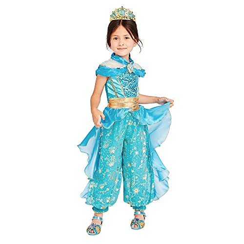 アラジン ジャスミン ウォルトディズニー姫 貨物輸送無料 Disney Jasmine Costume For Girls Aladdin Size 7 8 Greenアラジン ジャスミン ディズニープリンセス Bidbuyimporters Com