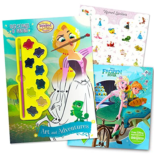 塔の上のラプンツェル タングルド ディズニープリンセス Disney Princess Tangled Coloring Book Set for Girls Kids -- Bundle Includes 2 Deluxe Coloring and Activity Books with Stickers塔の上のラプンツェル タングルド ディズニープリンセス