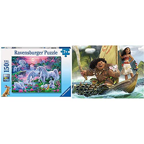 謎合わせ 海外製 アメリカ合衆国 送料無料 Ravensburger Unicorns In The Sunset Glow 150 Piece Jigsaw Puzzle For Kids Disney Moana One Ocean One Heart 100 Piece Jigsaw Puzzle For Kids Every Piece Is Unique