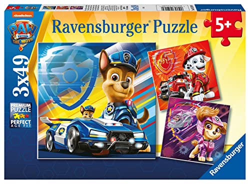 ジグソーパズル 海外製 アメリカ Ravensburger Paw Patrol The Movie 3X 49 35 Piece Jigsaw Puzzle for Kids Age 5 Years Upジグソーパズル 海外製 アメリカ｜angelica