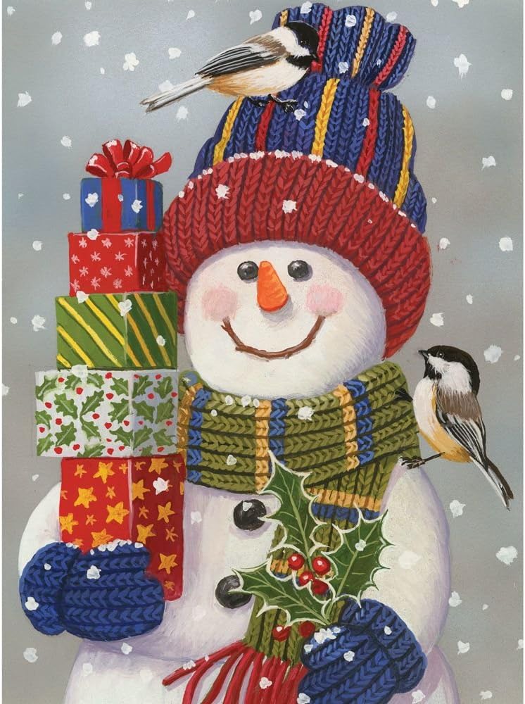 謎謎 外国で製 送料無料 Bits And Pieces 500 Piece Jigsaw Puzzle For Adults 18 X 24 Snowman With Presents 500 Pc Jigsaw By Artist William Vanderdassonジグソーパズル 海外製 アメリカ Rootstour It