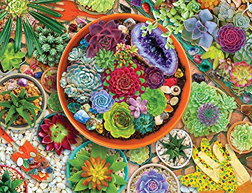 ジグソーパズル 海外製 アメリカ Springbok 500 Piece Jigsaw Puzzle Succulent Garden - Made in USAジグソーパズル 海外製 アメリカ｜angelica