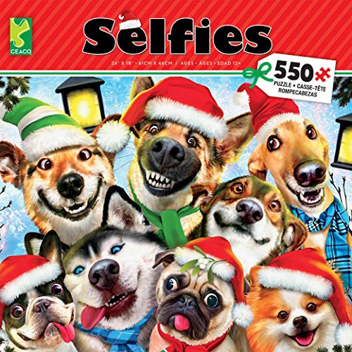 ジグソーパズル 海外製 アメリカ Ceaco Christmas Selfies Puzzle - Christmas Cheer Selfie by Howard Robinson 550 Piecesジグソーパズル 海外製 アメリカ｜angelica