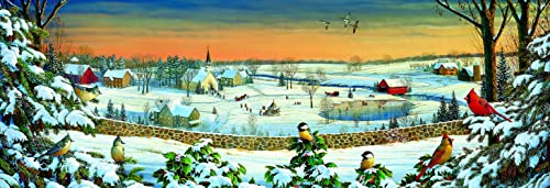 ジグソーパズル 海外製 アメリカ SUNSOUT INC - Winter Panorama - 500 pc Jigsaw Puzzle by Artist: Sam Timm - Finished Size 12" x 36" Christmas - MPN# 29196ジグソーパズル 海外製 アメリカ｜angelica 11,808円