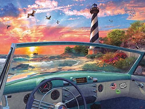ジグソーパズル 海外製 アメリカ SUNSOUT INC - Cape Hatteras Drive - 500 pc Jigsaw Puzzle by Artist: Dominic Davison - Finished Size 18" x 24" - MPN# 50080ジグソーパズル 海外製 アメリカ|angelica