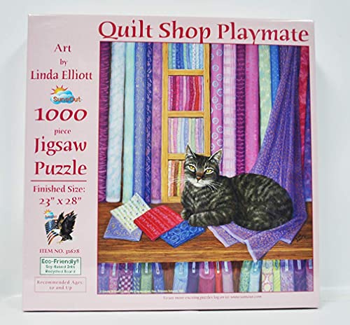 ジグソーパズル 海外製 アメリカ Quilt Shop Playmate 1000 pc Jigsaw Puzzle by SunsOutジグソーパズル 海外製 アメリカ