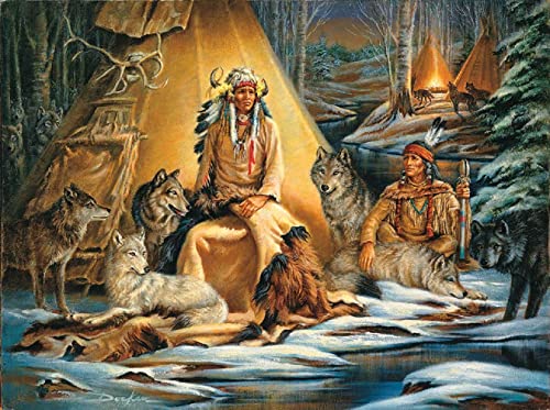 ジグソーパズル 海外製 アメリカ SUNSOUT INC - Mystical Meeting - 1000 pc Jigsaw Puzzle by Artist: Russ Docken - Finished Size 20" x 27" - MPN# 21834ジグソーパズル 海外製 アメリカ|angelica