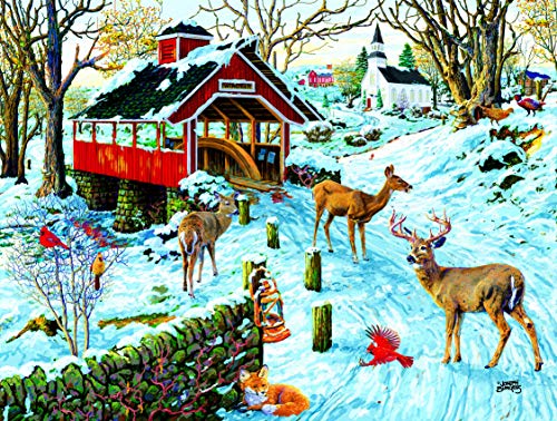 ジグソーパズル 海外製 アメリカ SUNSOUT INC - End of Day Crossing - 300 pc Jigsaw Puzzle by Artist: Joseph Burgess - Finished Size 18" x 24" - MPN# 38974ジグソーパズル 海外製 アメリカ|angelica