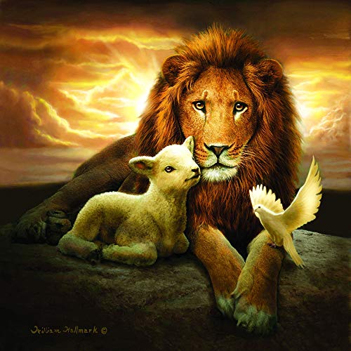 ジグソーパズル 海外製 アメリカ SUNSOUT INC - Trinity of Peace - 1000 pc Jigsaw Puzzle by Artist: William Clayton Hallmark - Finished Size 26" x 26" Animals - MPN# 66026ジグソーパズル 海外製 アメリカ｜angelica