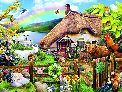ジグソーパズル 海外製 アメリカ SUNSOUT INC - Luck of the Irish - 300 pc Jigsaw Puzzle by Artist: Lori Schory - Finished Size 18" x 24" St. Patrick's Day - MPN# 35006ジグソーパズル 海外製 アメリカ｜angelica