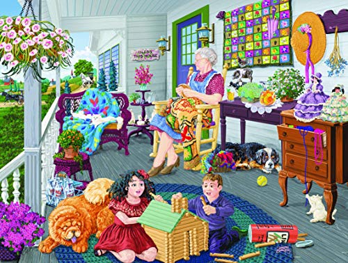 ジグソーパズル 海外製 アメリカ SUNSOUT INC - A Visit to Grandma's - 1000 pc Jigsaw Puzzle by Artist: Joseph Burgess - Finished Size 20" x 27" Mother's Day - MPN# 38980ジグソーパズル 海外製 アメリカ|angelica