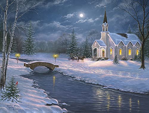 ジグソーパズル 海外製 アメリカ SUNSOUT INC - Peaceful Countryside - 1000 pc Jigsaw Puzzle by Artist: Abraham Hunter - Finished Size 20" x 27" - MPN# 69779ジグソーパズル 海外製 アメリカ|angelica