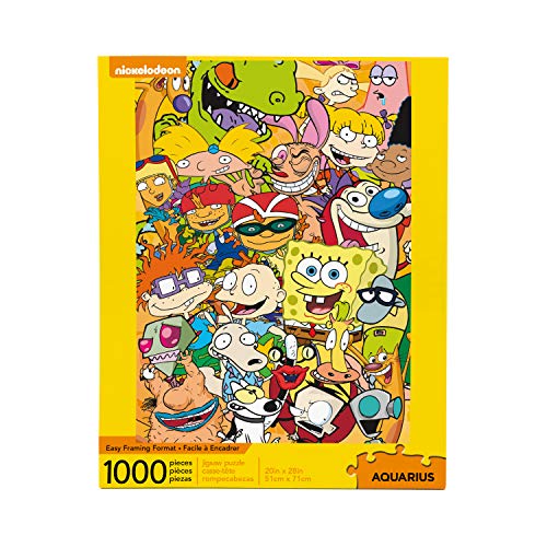 ジグソーパズル 海外製 アメリカ AQUARIUS Nickelodeon Cast 1000 Piece Jigsaw Puzzle (65317)ジグソーパズル 海外製 アメリカ｜angelica
