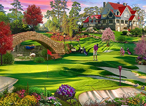 ジグソーパズル 海外製 アメリカ Vermont Christmas Company Golfer's Paradise Jigsaw Puzzle 1000 Pieceジグソーパズル 海外製 アメリカ|angelica