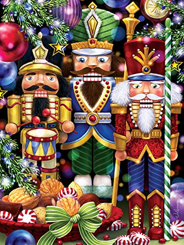 ジグソーパズル 海外製 アメリカ Vermont Christmas Company Three Nutcrackers Christmas Jigsaw Puzzle 550 Pieceジグソーパズル 海外製 アメリカ|angelica