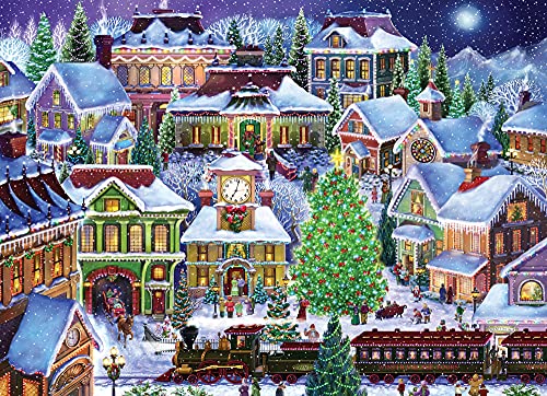 ジグソーパズル 海外製 アメリカ Vermont Christmas Company Christmas Village Jigsaw Puzzle 1000 Pieceジグソーパズル 海外製 アメリカ|angelica