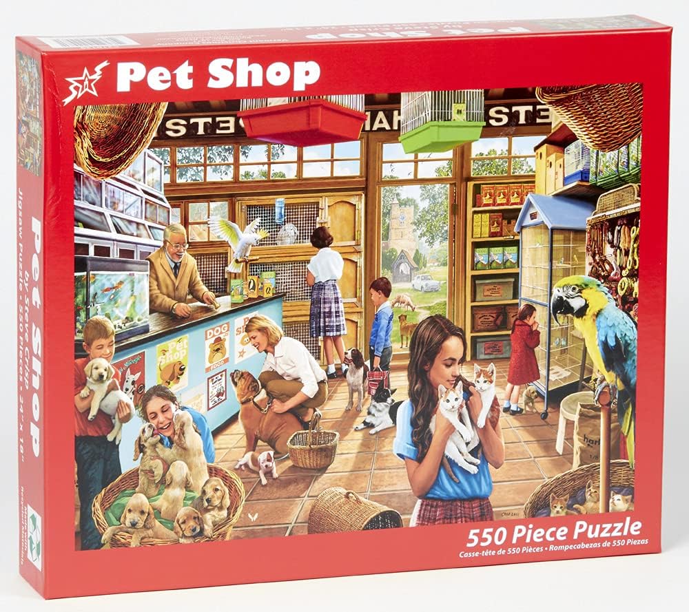 ジグソーパズル 海外製 アメリカ 送料無料 Vermont Christmas Company Pet Shop Jigsaw Puzzle 550 Pieceジグソーパズル 海外製 アメリカ Mydrap Com