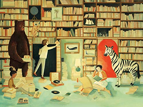 ジグソーパズル 海外製 アメリカ New York Puzzle Company - Dream World The Library - 1000 Piece Jigsaw Puzzle for Adults by Emily Winfield Martinジグソーパズル 海外製 アメリカ｜angelica