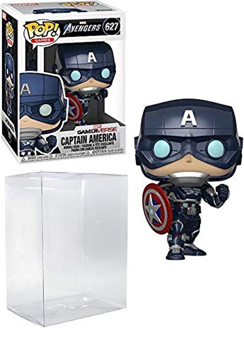 ファンコ FUNKO フィギュア 人形 アメリカ直輸入 POP Captain America #627 Games: Avengers Gamerverse Vinyl Figure (Bundled with EcoTEK Plastic Protector to Protect Display Box)ファンコ FUNKO フィギュア 人形 アメリカ直輸入｜angelica